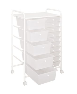 15-Drawer Organizer Cart