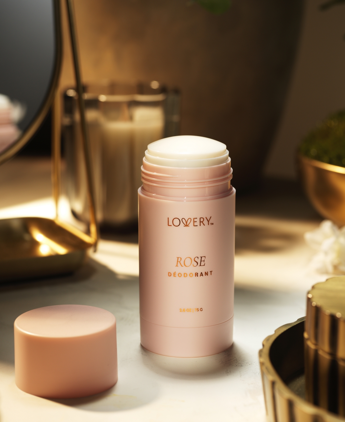 Lovery Rose Deodorant Stick, 2.6 Oz. In No Color