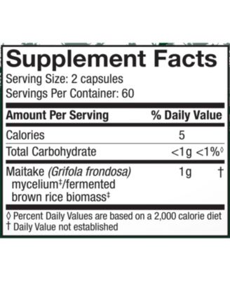 Maitake Capsules 120 ct