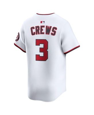 Men's Dylan Crews White Washington Nationals Alternate Limited Player Jersey