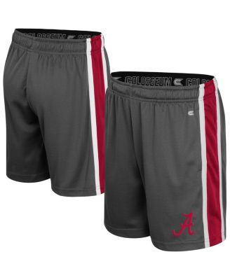 Colosseum - Big Boys and Girls Charcoal Alabama Crimson Tide Ripple Shorts