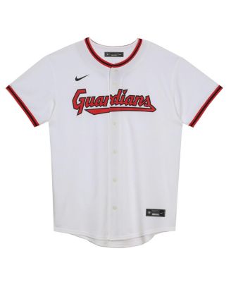 Preschool White Cleveland Guardians Home Blank Replica Jersey