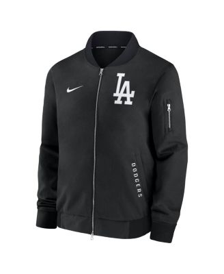 Los Angeles Dodgers フード付きジャケット ブラック Men's Los Angeles Dodgers New Era x Alpha Industries Black