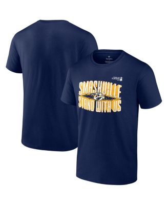 Fanatics - Men's Navy Nashville Predators 2024 Stanley Cup Playoffs Slogan T-Shirt