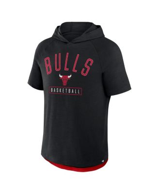 Men's&nbsp;Black Chicago Bulls Pass Legend Hooded T-Shirt