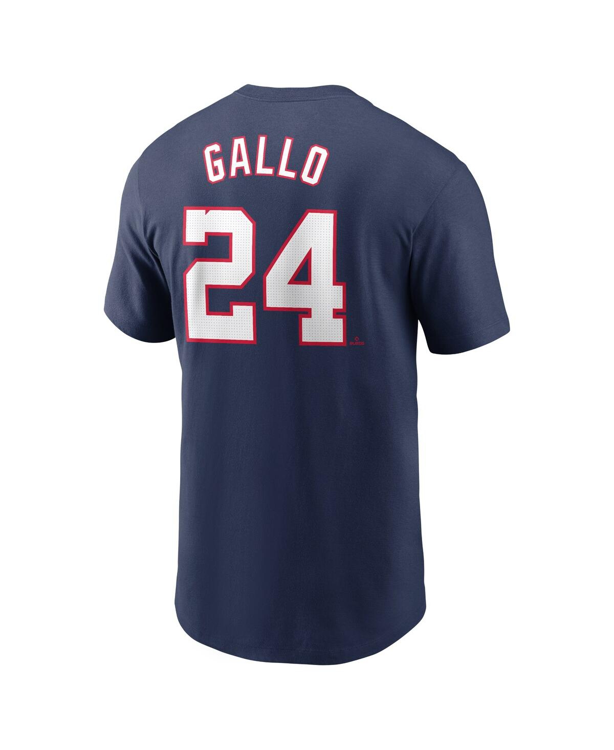 Nike Men's Joey Gallo Navy Washington Nationals Fuse Name Number T-shirt In Blue
