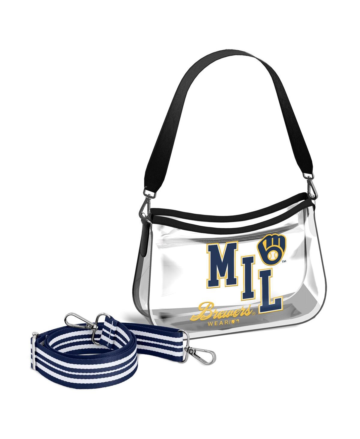 Wear By Erin Andrews Milwaukee Brewers Clear Stadium Mini Purse