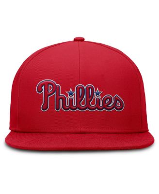 Men's Red Philadelphia Phillies True Performance Fitted Hat