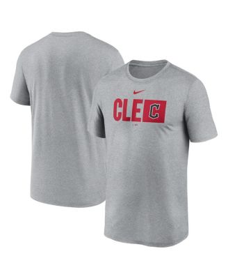 Nike - Men's Heather Gray Cleveland Guardians Tricode Legend T-Shirt