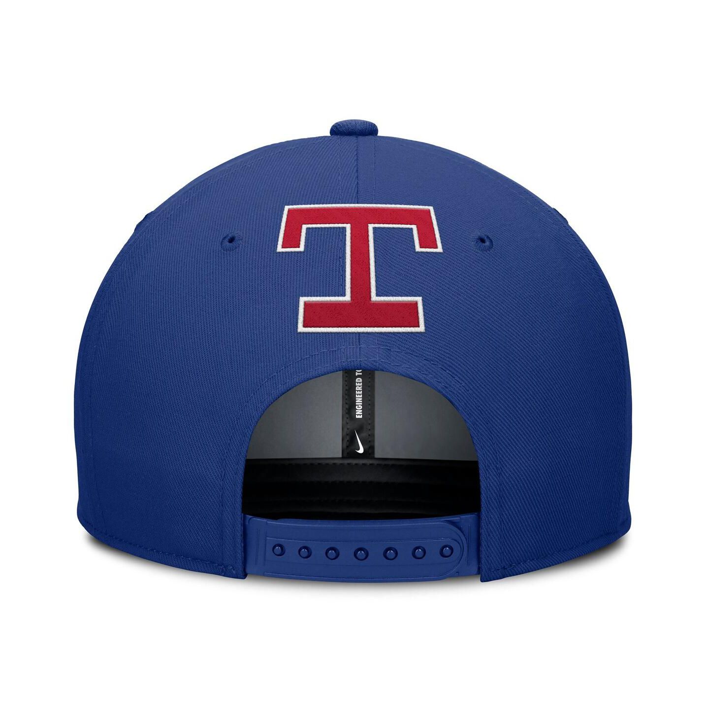 Мужская кепка Nike Gray/Royal Texas Rangers Pro Performance Snapback Hat — фото 2