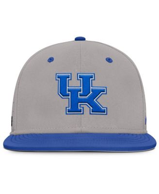 Men's Gray Kentucky Wildcats On-Field Dugout True Performance Fitted Hat