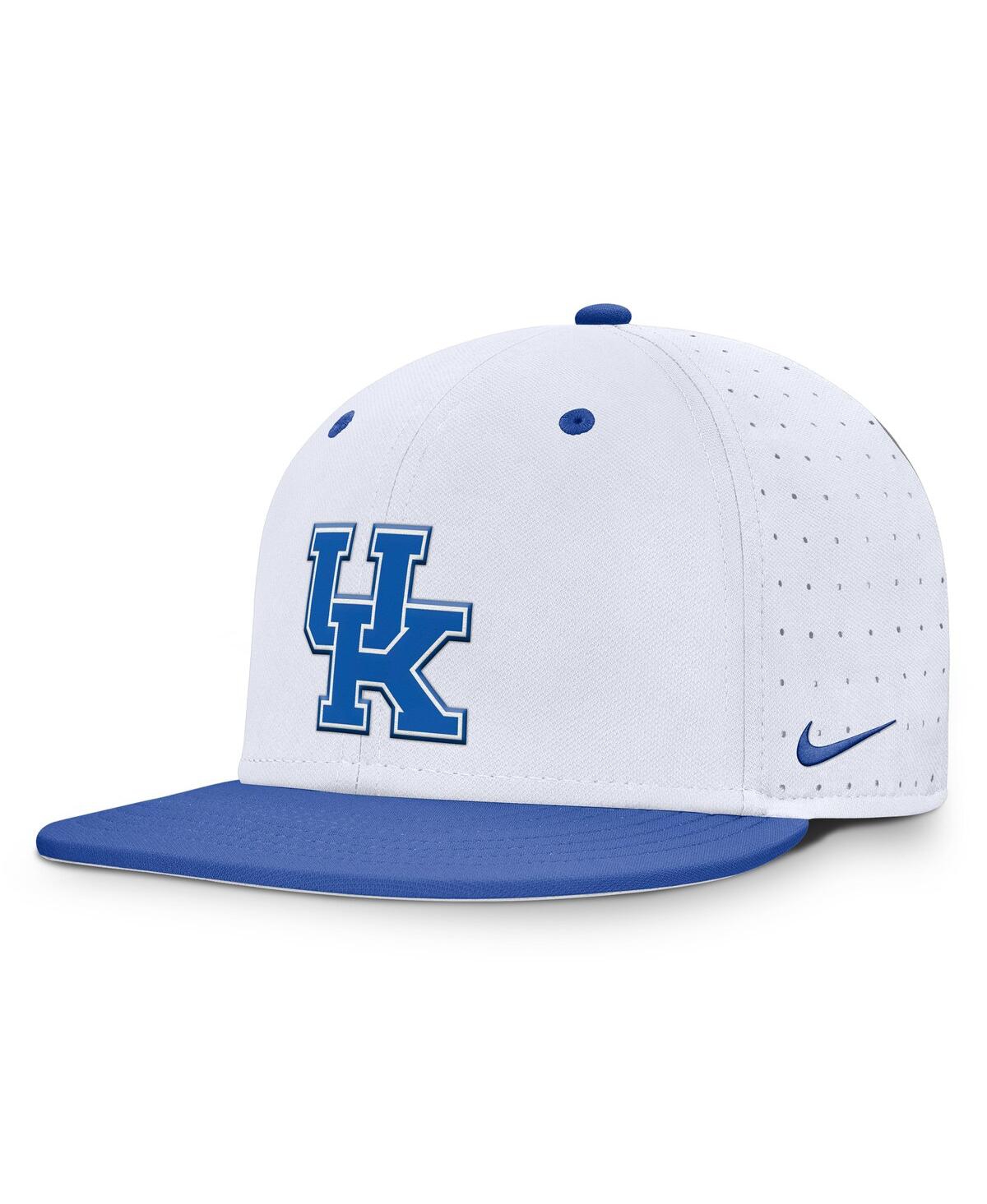Nike White Kentucky Wildcats On-field Dugout True Performance Fitted Hat In White