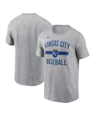 Nike - Men's Heather Gray Kansas City Royals Arched T-Shirt