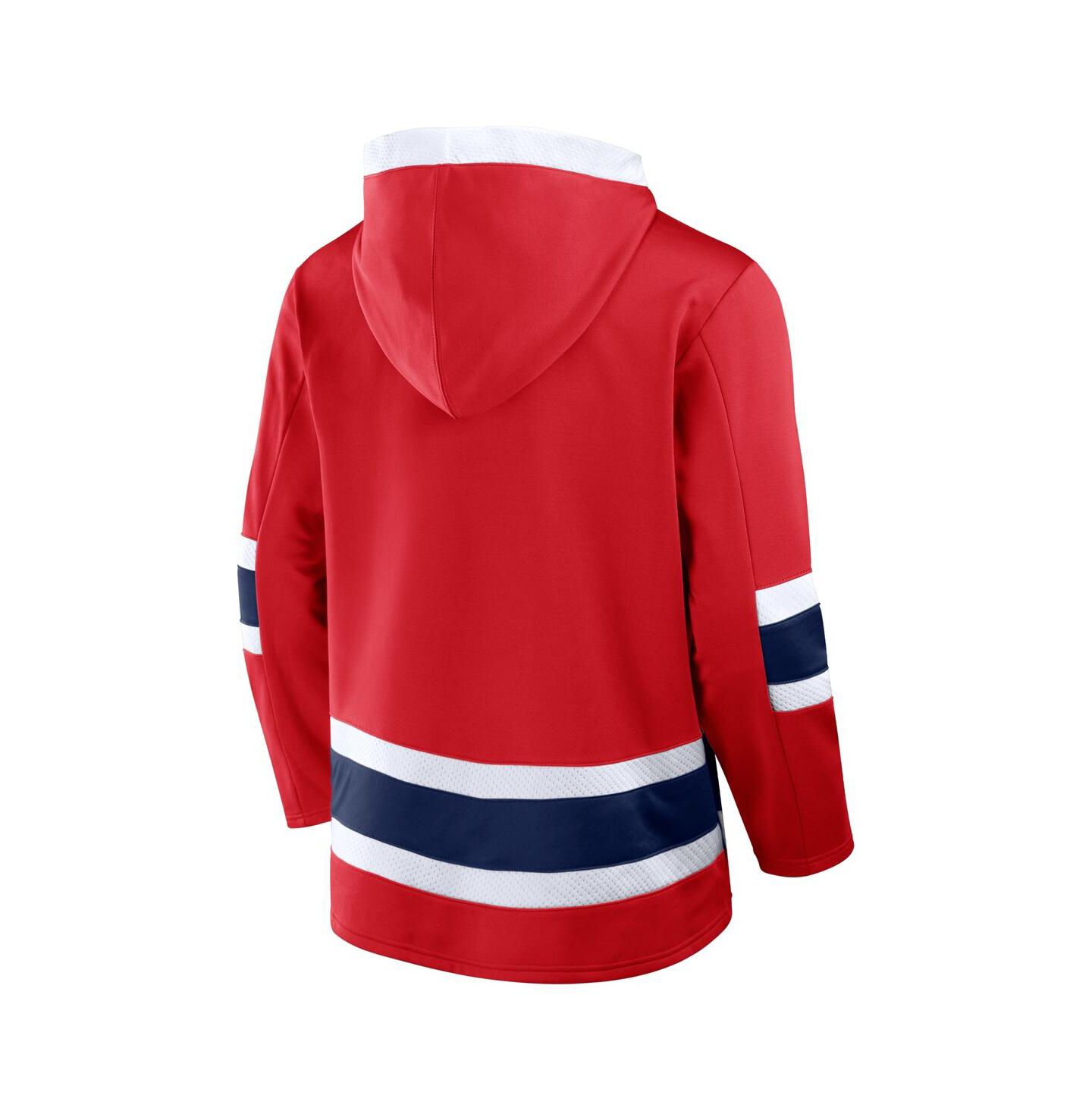 Мужская флисовая худи Fanatics Washington Capitals Inside Line, Red — фото 2