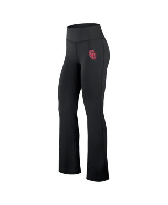 Women's Black Oklahoma Sooners Training Camp Maxed Out Flare Leggings