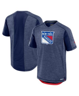 Fanatics - Men's Navy New York Rangers Authentic Pro Rink Tech T-Shirt