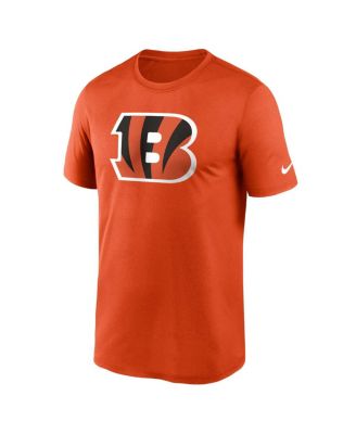 Men's Orange Cincinnati Bengals Legend Logo Performance T-shirt