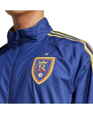 Men's Blue/White Real Salt Lake 2025 Anthem Reversible Full-Zip Jacket