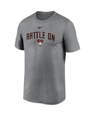 Men's Gray Arizona Diamondbacks Local Font Legend T-Shirt