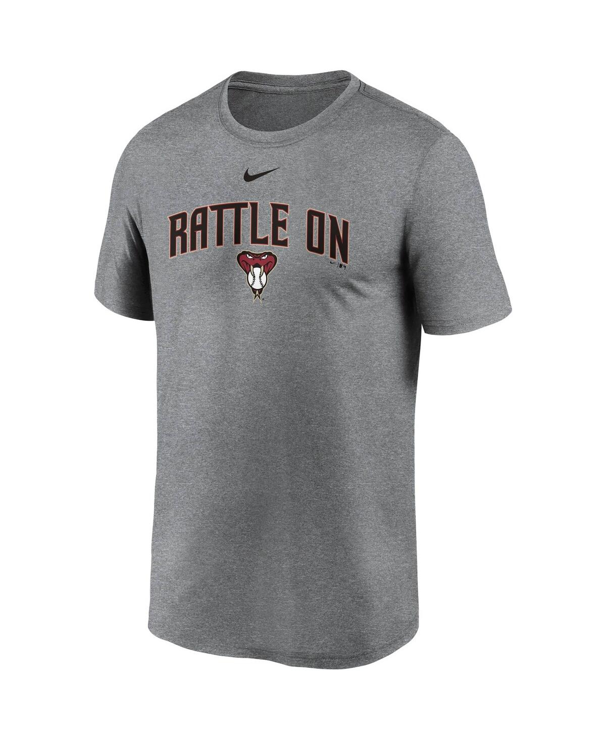 Nike Men's Gray Arizona Diamondbacks Local Font Legend T-shirt In Gray