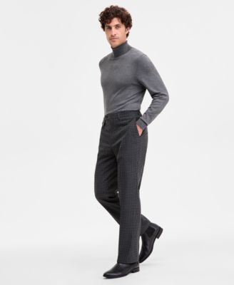 Men's Classic-Fit Houndstooth Suit Separate Pants
