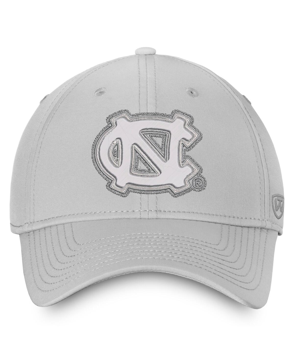 Top Of The World Men's Gray North Carolina Tar Heels Mccoy Flex Hat In Gray
