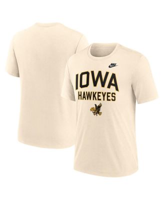 Nike - Men's Natural Iowa Hawkeyes Legacy Campus Bold Tri-Blend T-Shirt