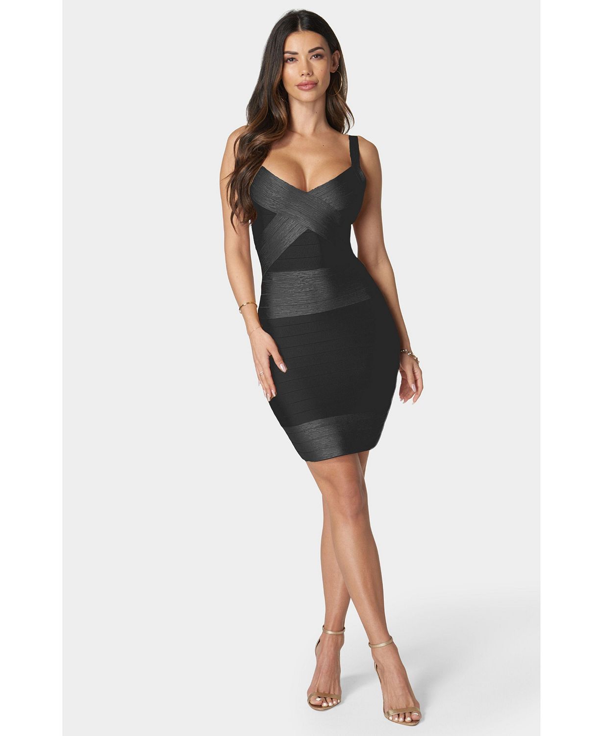 Women's Color Block Bandage Dress
