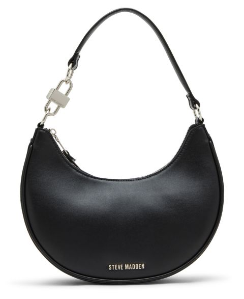 Женская сумка Steve Madden Lohan Small Hobo Handbag, цвет: Чёрный