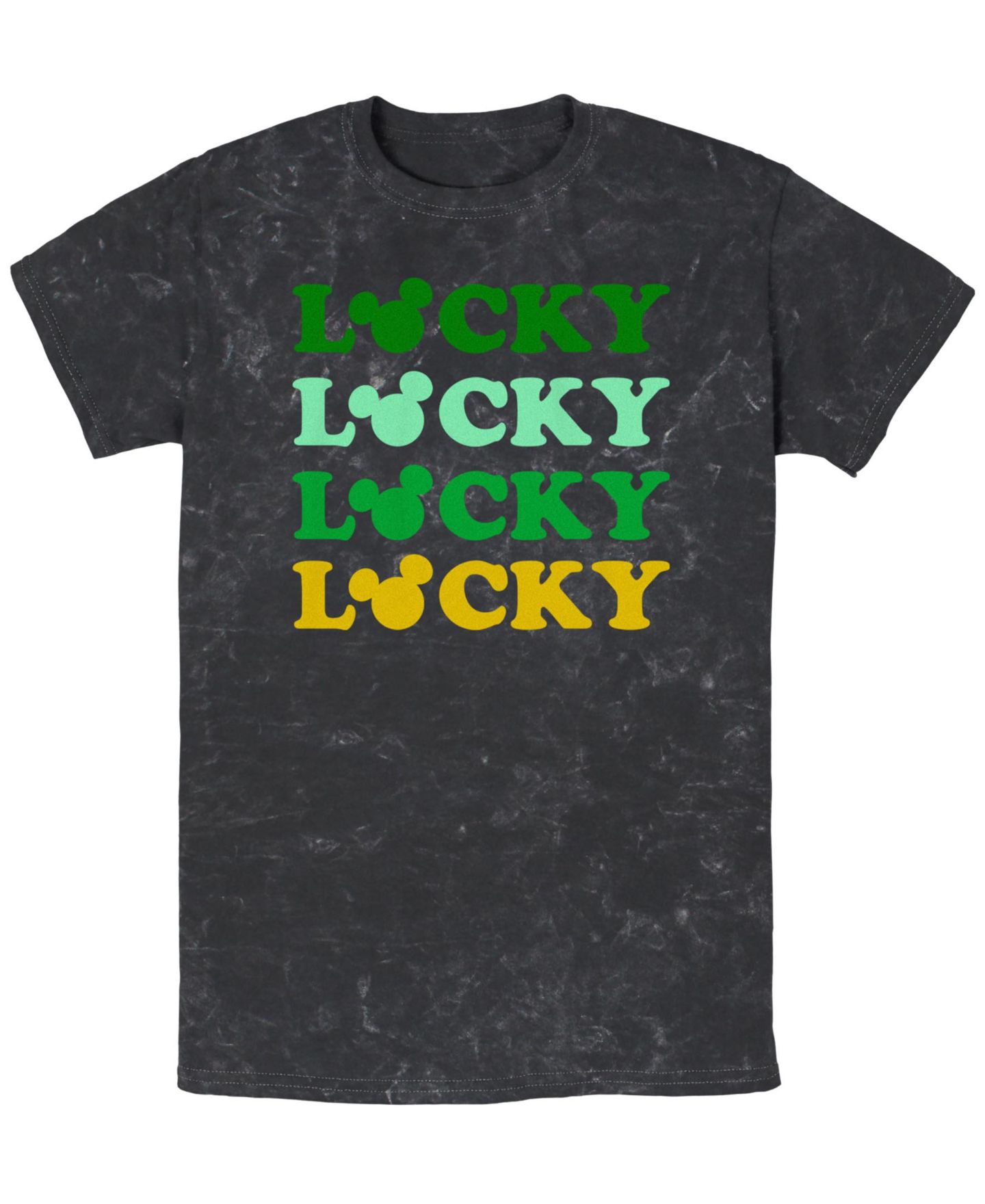 Мужская футболка Mickey Classic Lucky Ears Short Sleeve, цвет: Чёрный — фото 1