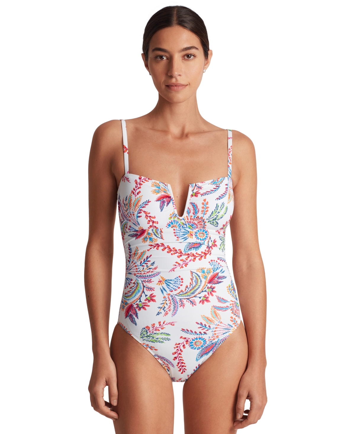 Women's Printed One-Piece Swimsuit - Fleurette