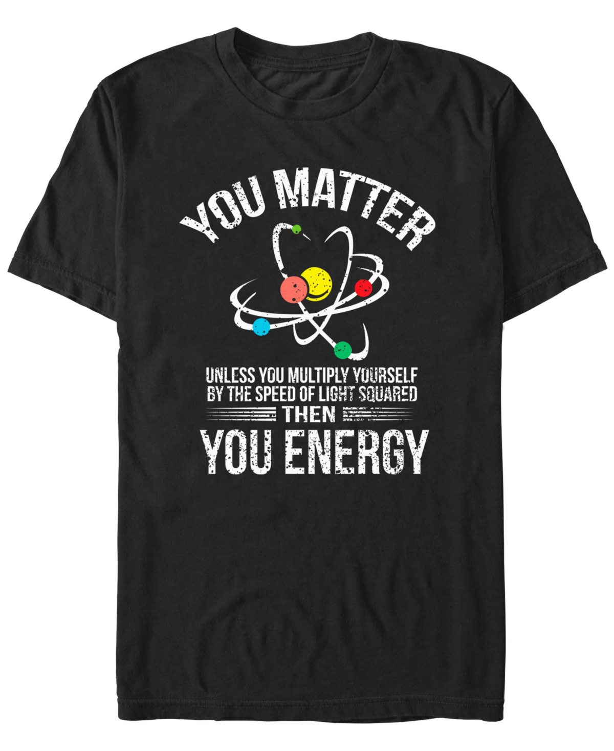 Men's You Matter You Energy Short Sleeve T-Shirt - Black