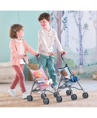 Umbrella Doll Stroller - Sage Stripe