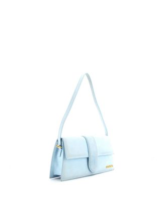Long Le Bambino Flap Shoulder Bag Suede