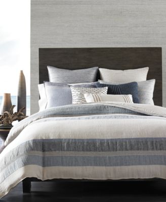 macy's hotel collection linen duvet