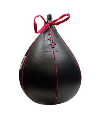 Genuine Leather Speed Bag for MMA, Muay Thai & Boxing, Heavy-Duty Punching Ball for Training, Reflex & Endurance, Reinforced Seams, Fast Rebound