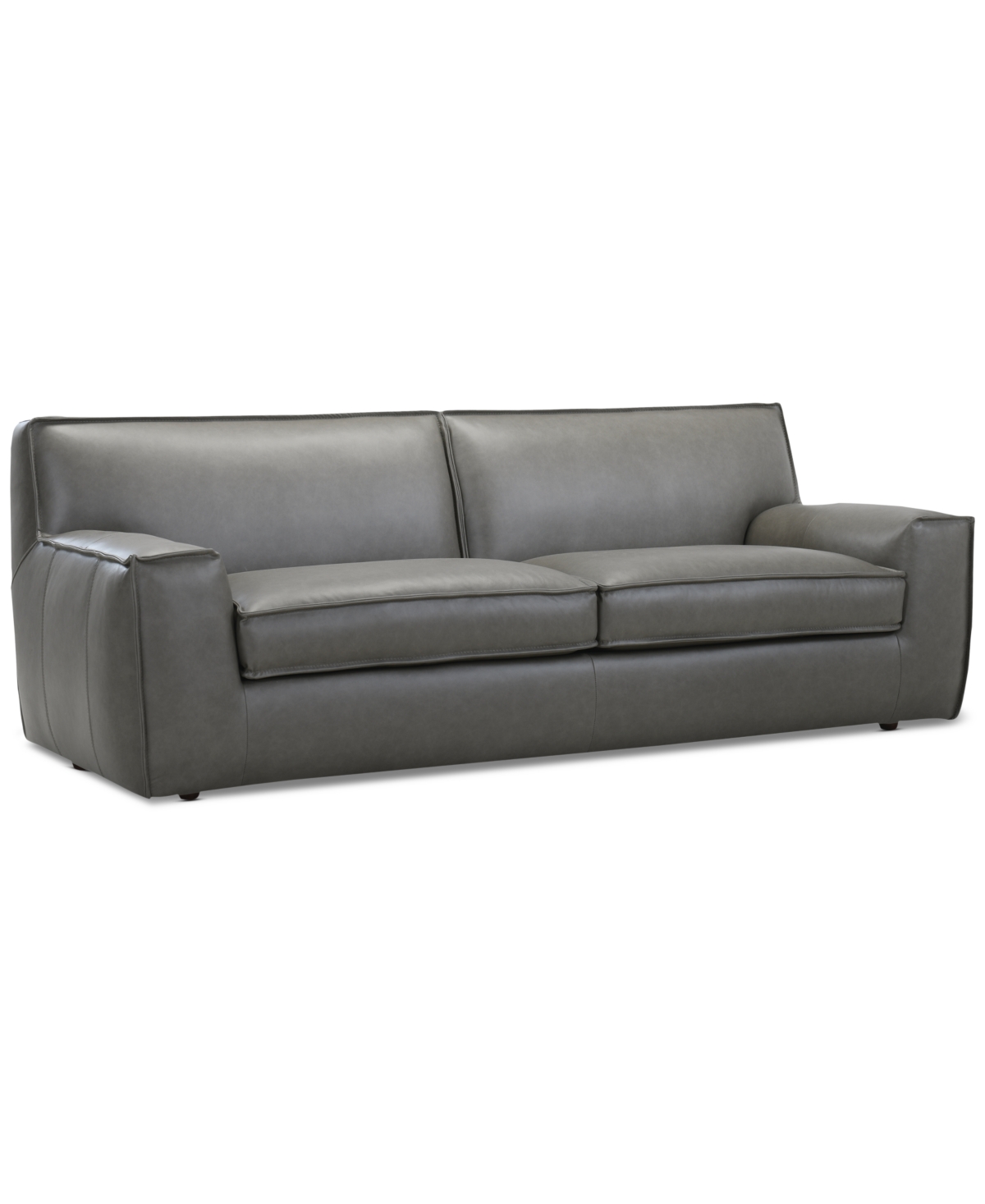 Macy's Glympton 92" Leather Sofa, Exclusively At