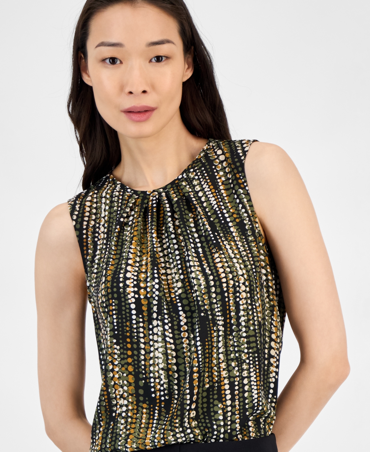 Anne Klein Scoop Neck Tank