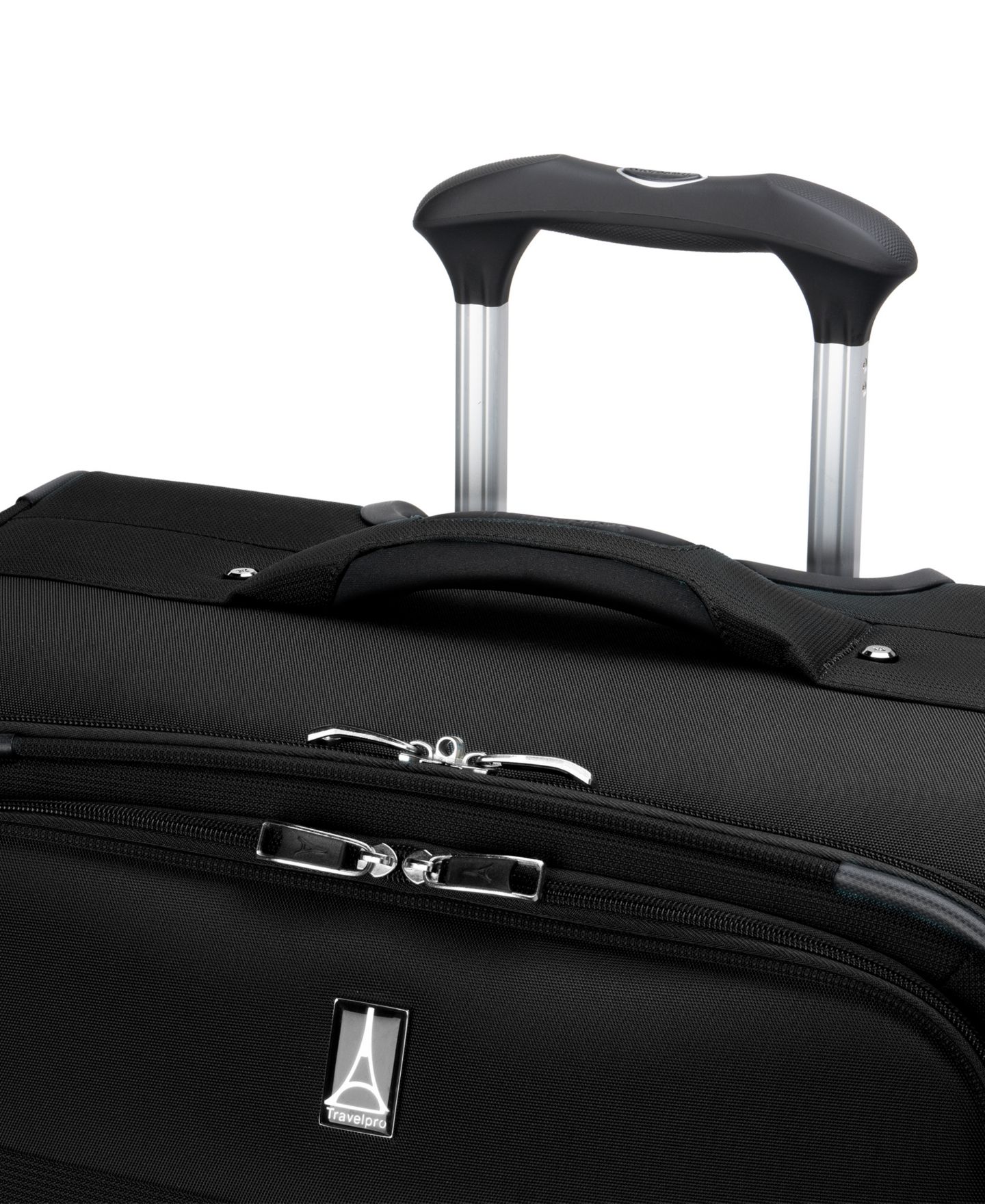 Чемодан Travelpro WalkAbout 7 Medium Softside Check-in Spinner, цвет: Чёрный — фото 6