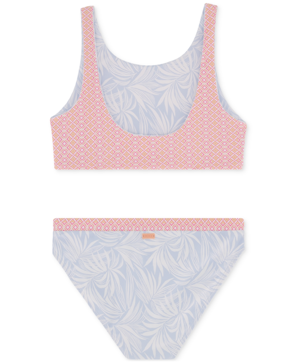 ROXY BIG GIRLS BALI BREAKS TWO-PIECE SWIMSUIT SET 