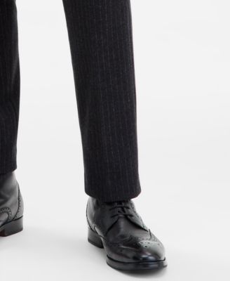 Men's Modern-Fit Wool Pinstripe Suit Separate Pants 