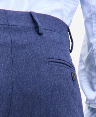 Men's Modern-Fit Pure Wool Suit Separate Pants 