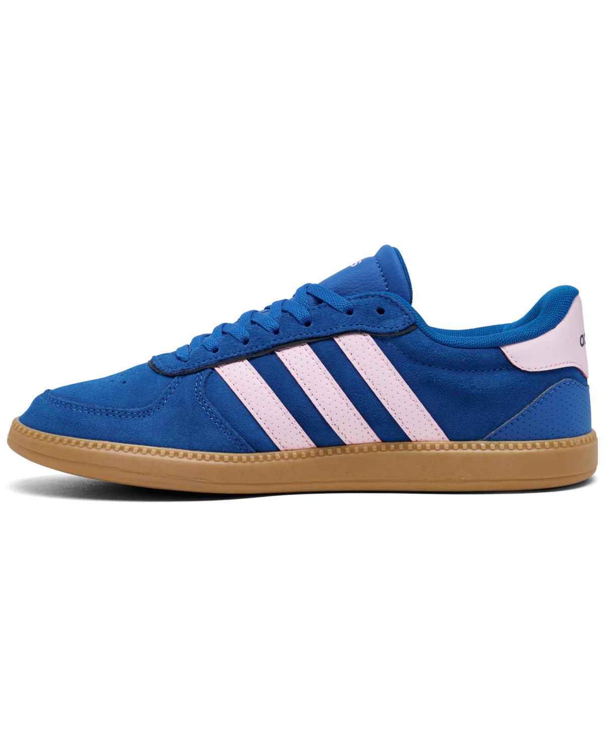 Adidas Originals Women's Break Net Sleek Casual Sneakers From Finish Line In Bright Royal,clear Pink,carbon