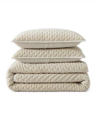 Pure Velvet 3-Pc. Quilt Set, Full/Queen