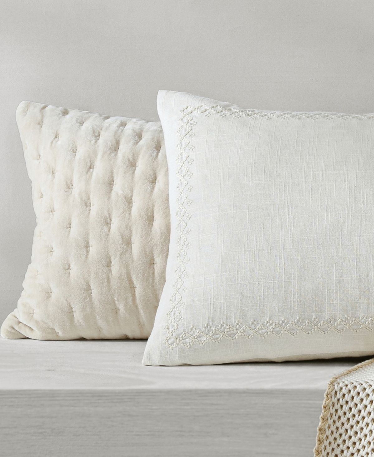 Dkny Pure Velveteen Accent Pillow In Orange Crush