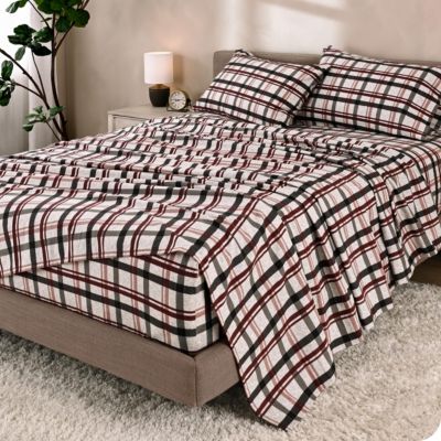 Printed Cotton Flannel Sheet Set