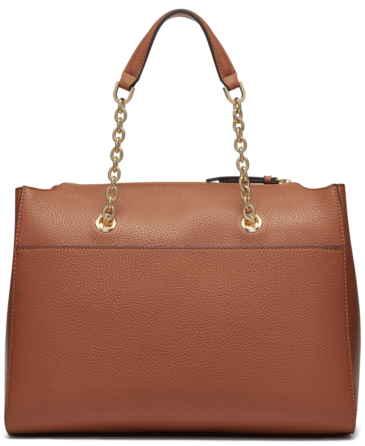 Shop Halston Janis Mini Satchel Bag In Oak