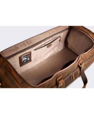 100% Full Grain Leather Duffel Bag - Only Duffel You will Need