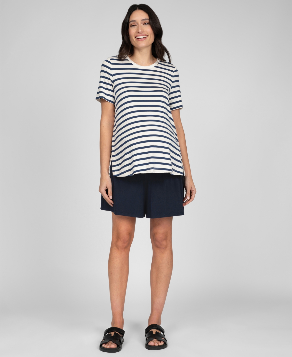 SERAPHINE WOMEN'S MATERNITY SHORT SLEEVE NURSING T-SHIRT 