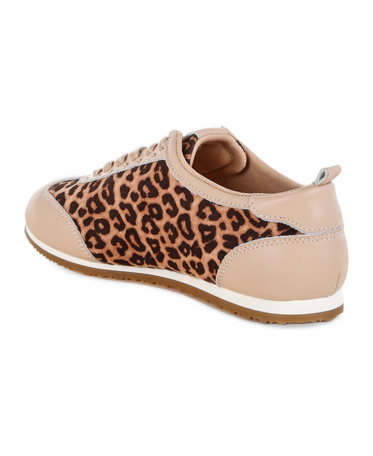 Женские кроссовки Rag & Co Narati Leopard Print Real Leather, цвет: Коричневый — фото 3